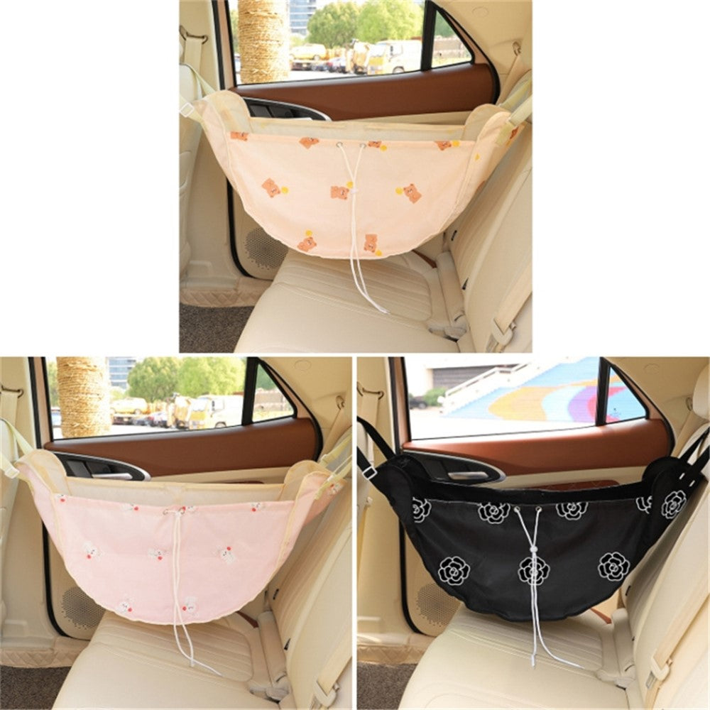 Oxford Cloth Rear Seat Sundries Bag Car Hammock Storage Bag Backseat Organizer
