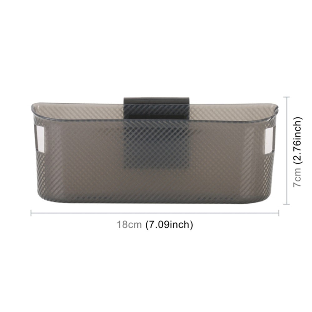 3R 2105 18x3x7cm Car Storage Box Silicone+ABS Phone Card Coin Organizer Case