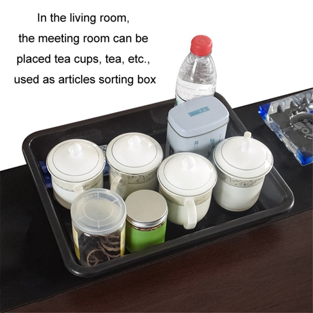 Size S Multifunctional Car Rear Seat Storage Tray Shoe Holder Home Teacup Organizer, 328x249x51mm