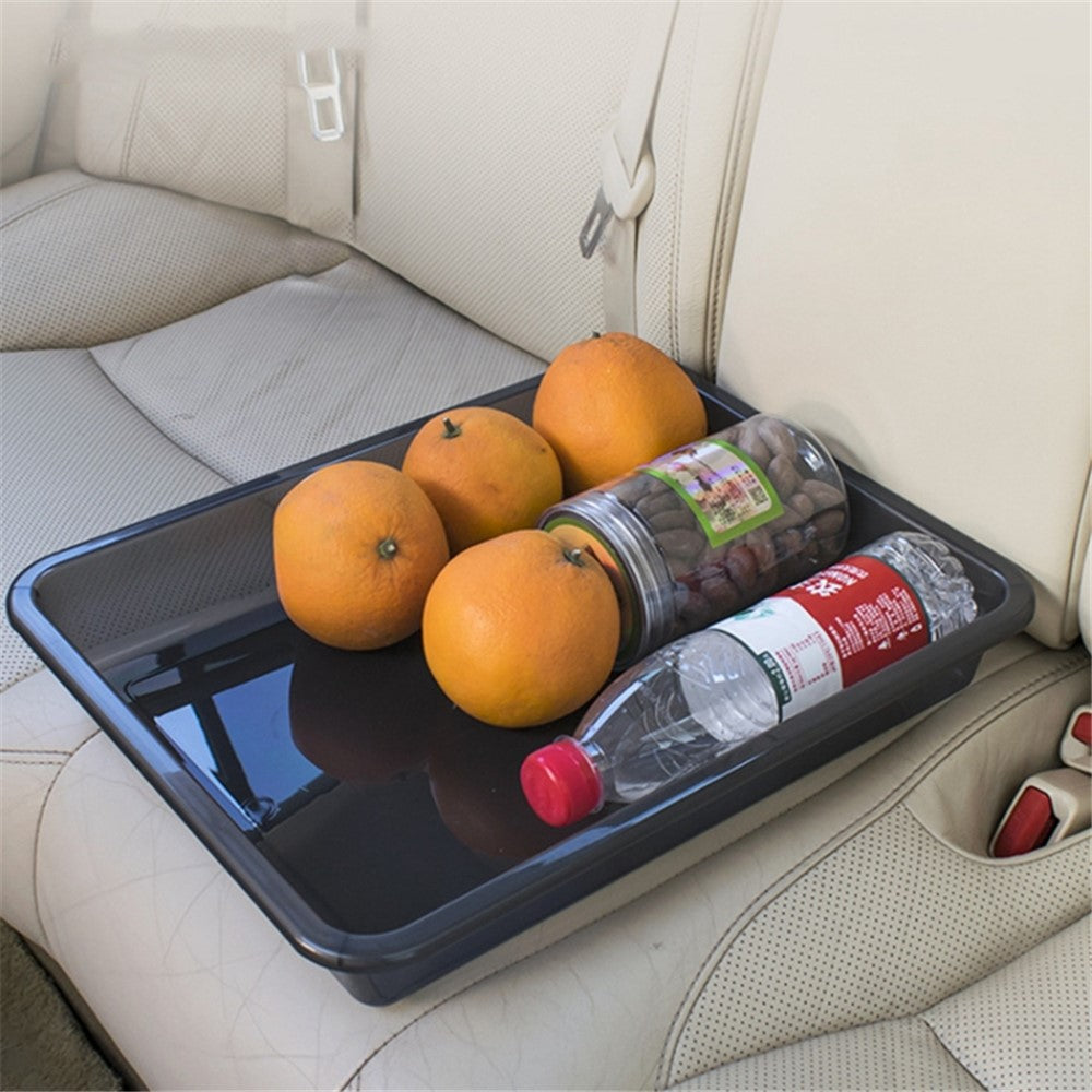 Size S Multifunctional Car Rear Seat Storage Tray Shoe Holder Home Teacup Organizer, 328x249x51mm