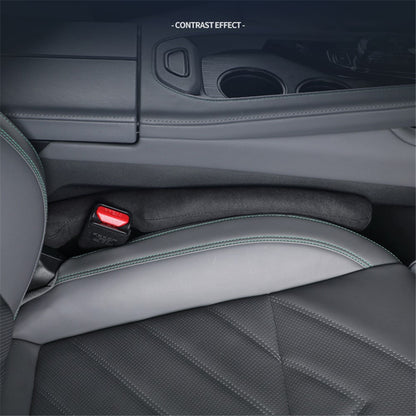 SNBLO 1 Pair Car Seat Gap Filler Suede Seat Gap Plug Leak-proof Strip