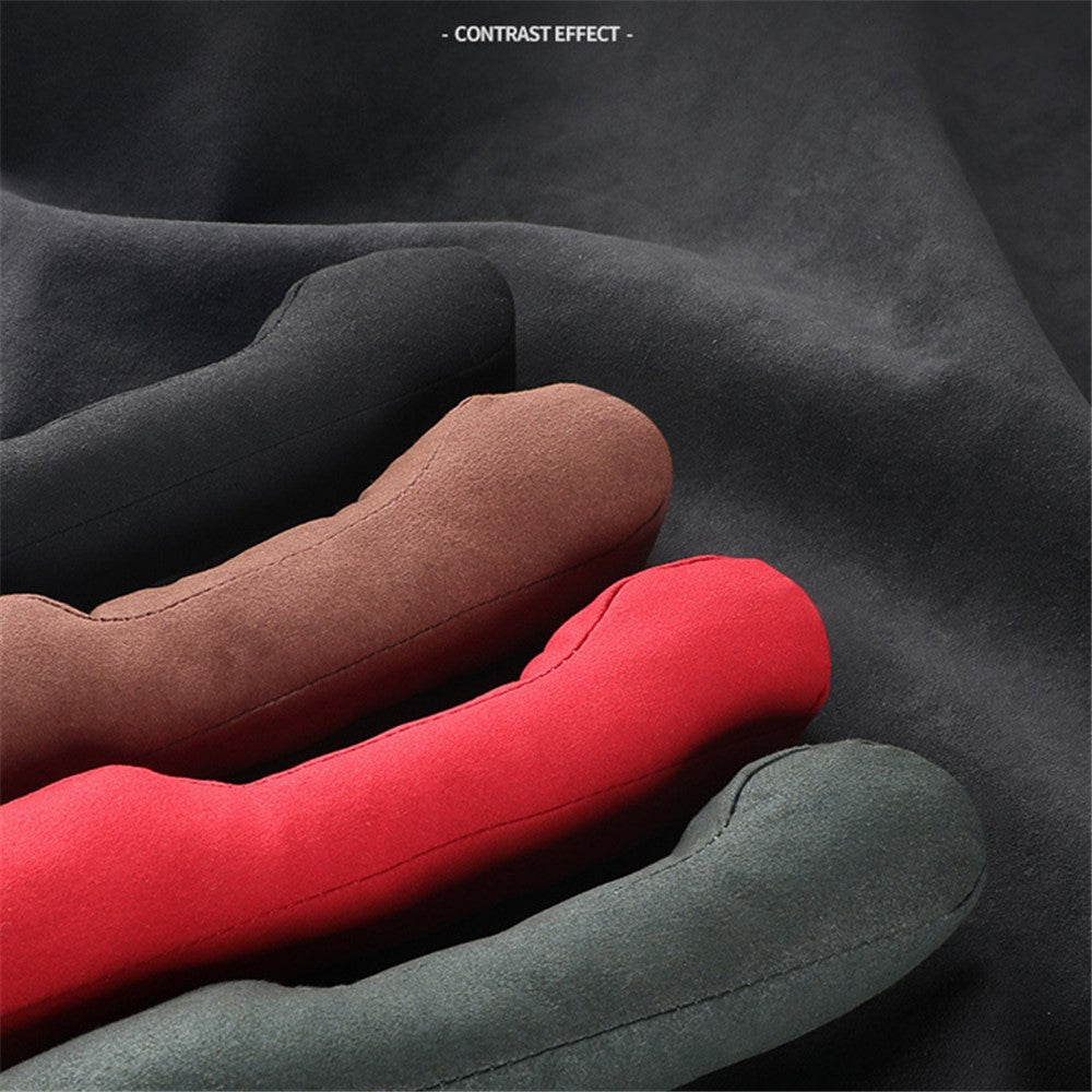 SNBLO 1 Pair Car Seat Gap Filler Suede Seat Gap Plug Leak-proof Strip