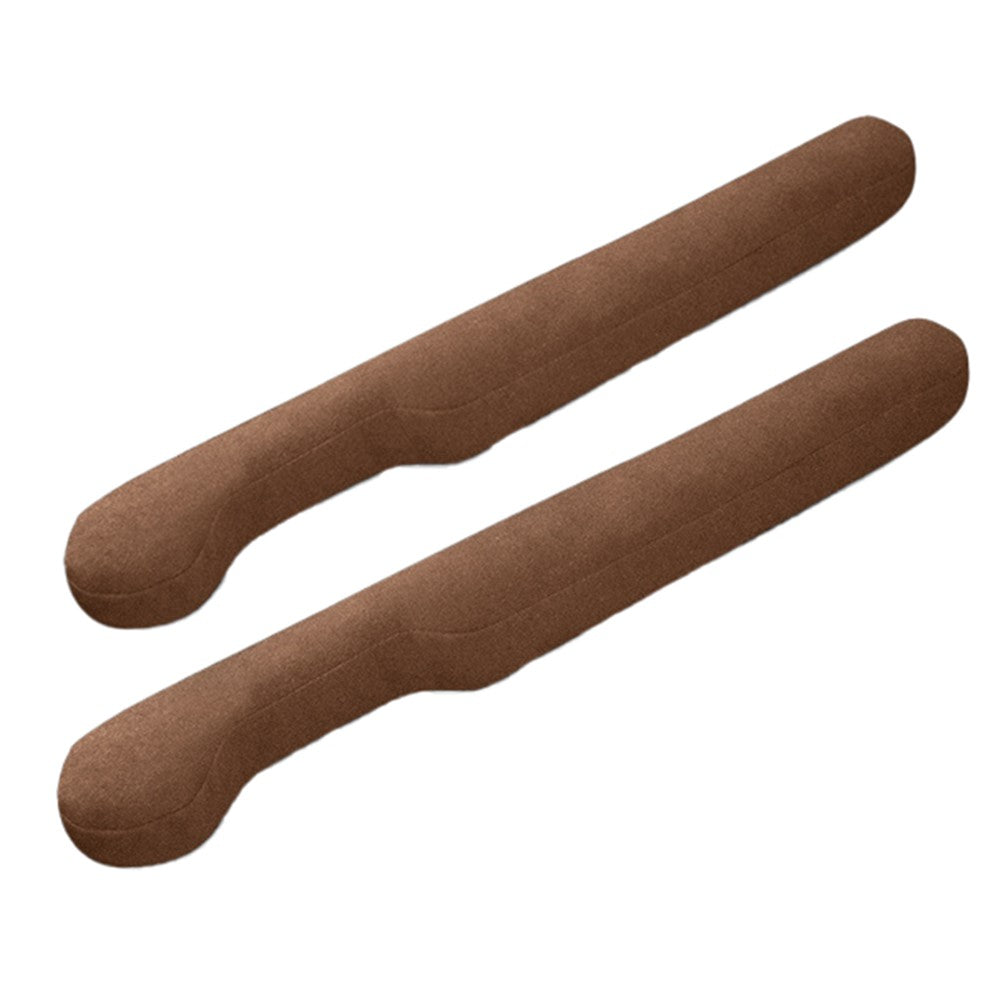 SNBLO 1 Pair Car Seat Gap Filler Suede Seat Gap Plug Leak-proof Strip