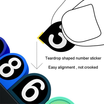 BBDD Hidden Car Phone Number Card Plastic Temporary Parking Plate Auto Accessories