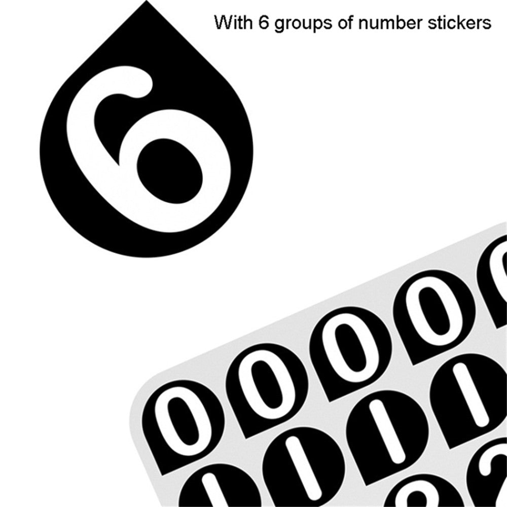 BBDD Hidden Car Phone Number Card Plastic Temporary Parking Plate Auto Accessories