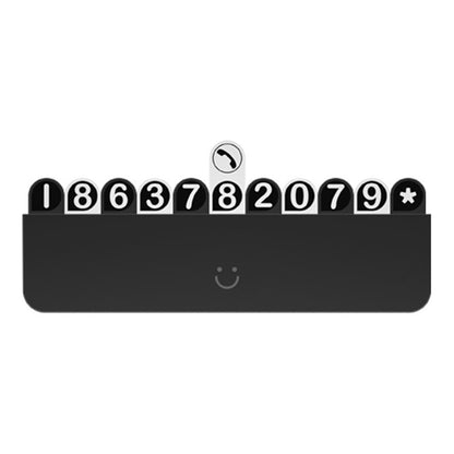 BBDD Hidden Car Phone Number Card Plastic Temporary Parking Plate Auto Accessories