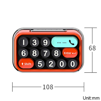 BBDD Keyboard Parking Card Car Temporary Mobile Phone Number Plate Hidden Switch Stop Sign Automotive Replacement Parts