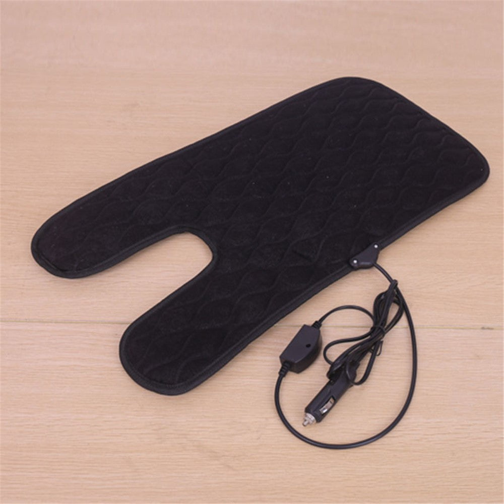 12V Car Heating Seat Cushion Cigarette Lighter Plug Single Seat Electric Heating Seat Mat for Children