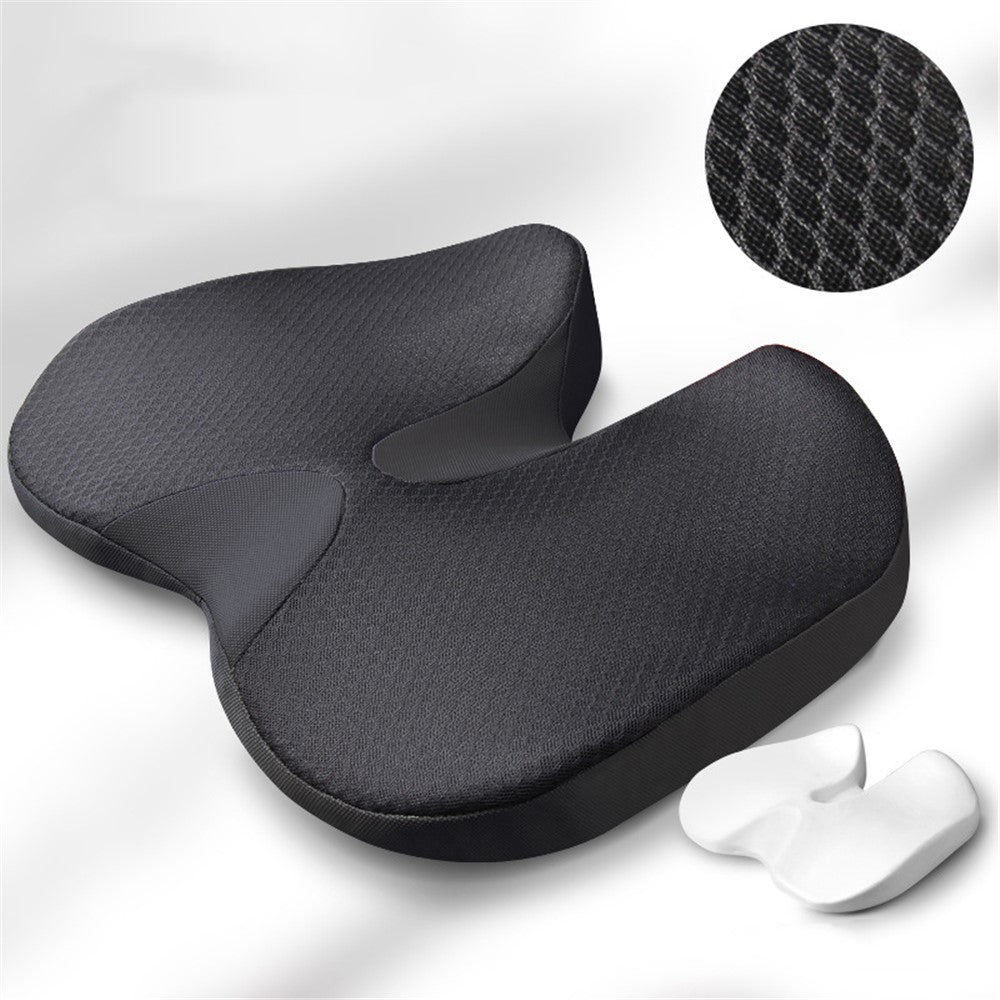 Car Seat Cushion Mesh Cloth+Memory Foam Breathable Fatigue Relief Seat Cushion