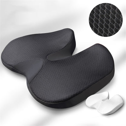 Car Seat Cushion Mesh Cloth+Memory Foam Breathable Fatigue Relief Seat Cushion