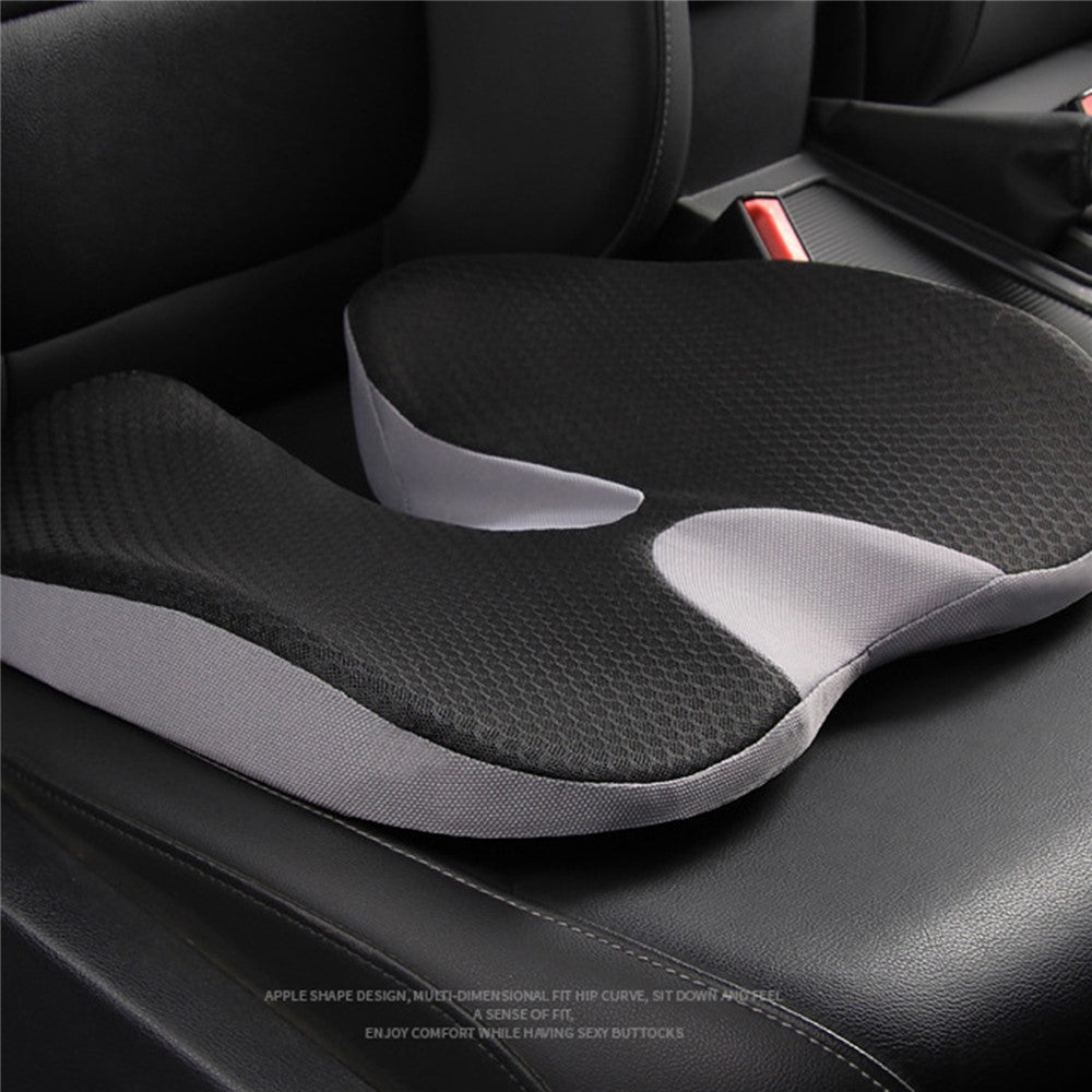 Car Seat Cushion Mesh Cloth+Memory Foam Breathable Fatigue Relief Seat Cushion