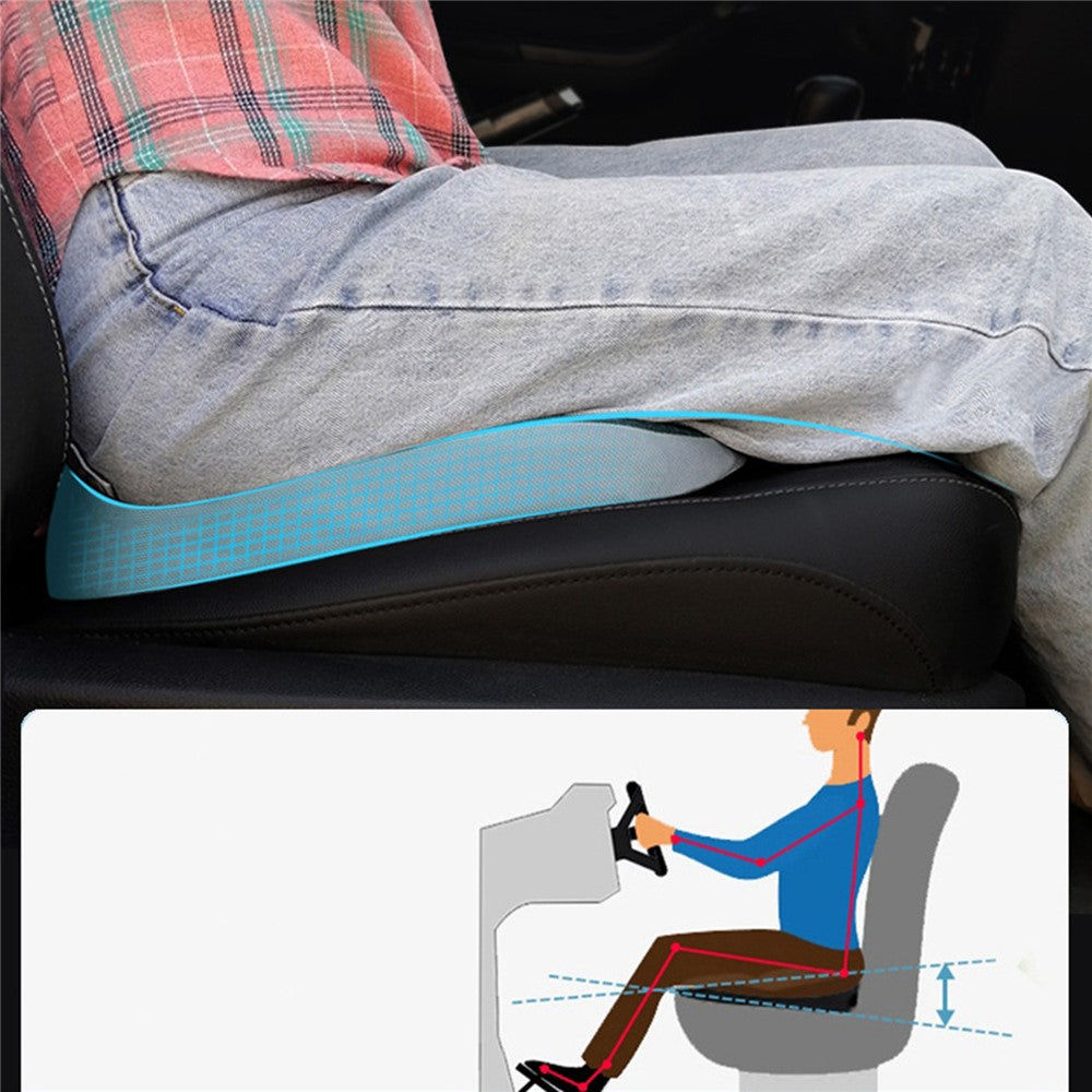 Car Seat Cushion Mesh Cloth+Memory Foam Breathable Fatigue Relief Seat Cushion