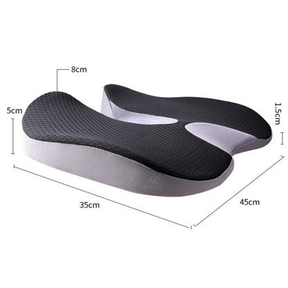 Car Seat Cushion Mesh Cloth+Memory Foam Breathable Fatigue Relief Seat Cushion