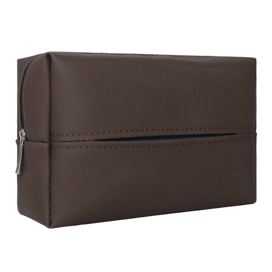 Napa Leather Car Tissue Box Holder Back Seat Headrest Hanging Tissue Box