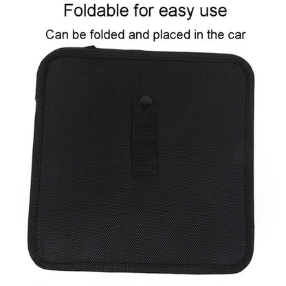 Car Trash Holder Storage Bag Foldable Car Seat Back Oxford Cloth Trash Bin