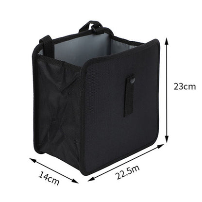 Car Trash Holder Storage Bag Foldable Car Seat Back Oxford Cloth Trash Bin