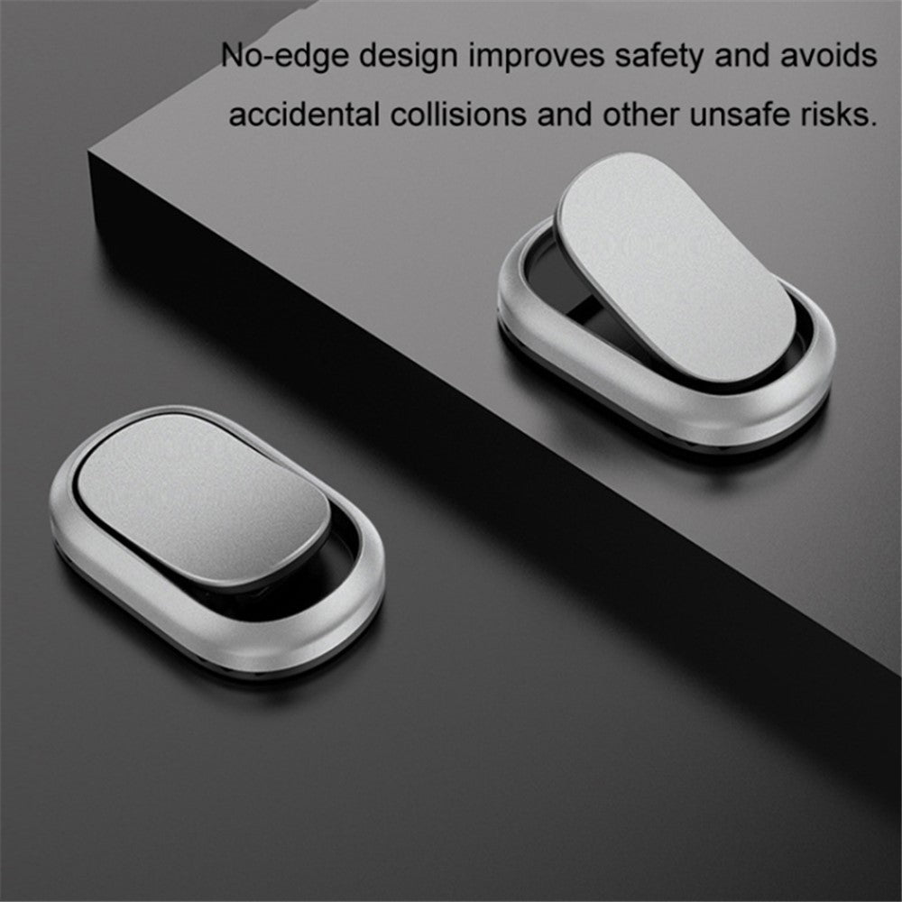 2PCS Car Mini Hook Adhesive Metal Hanger for Key, Purse, Headphone, Charging Cable