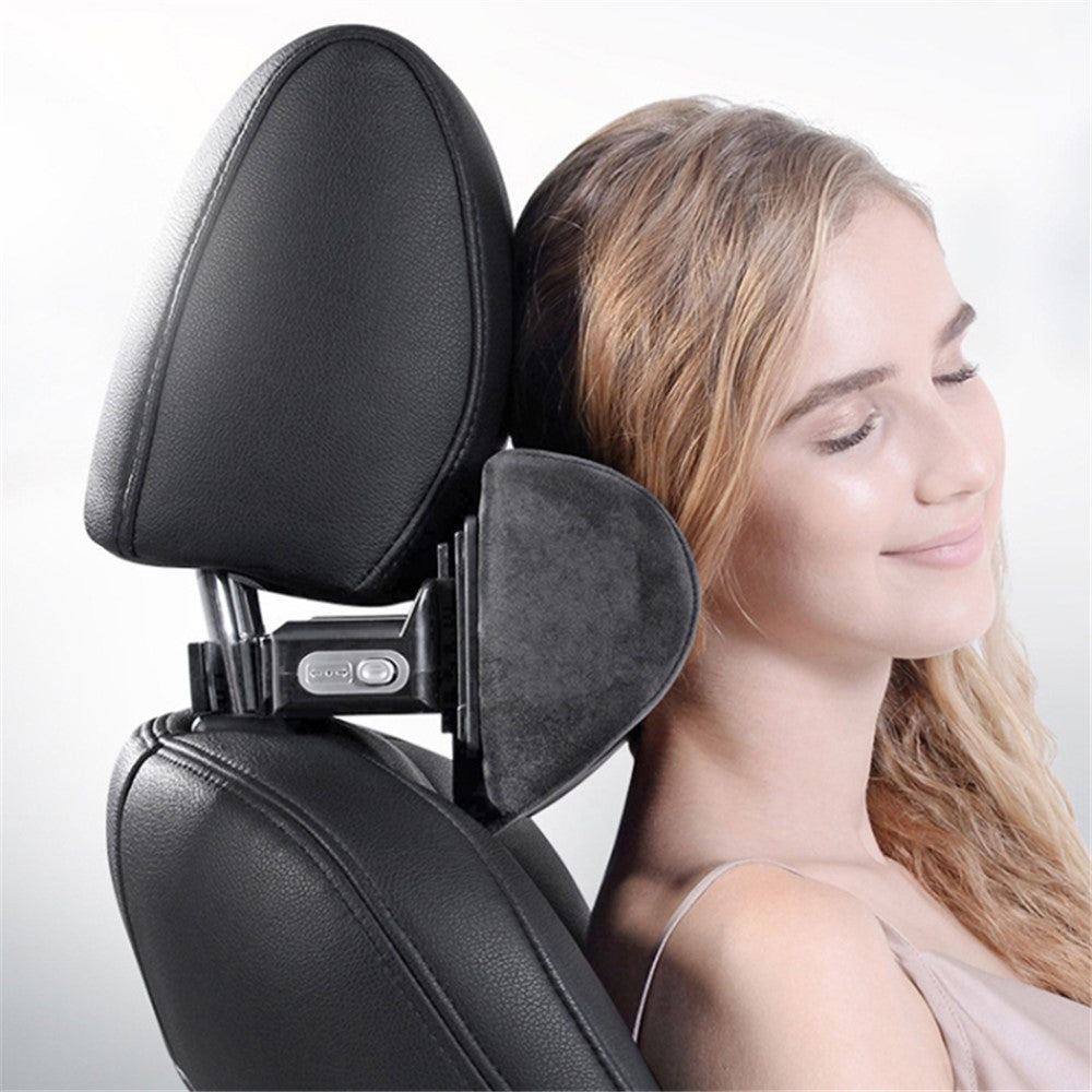 Position Adjustable Car Seat Neck Support Pillow Memory Foam Headrest Cushion
