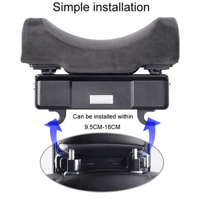 Position Adjustable Car Seat Neck Support Pillow Memory Foam Headrest Cushion