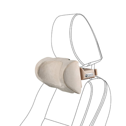Position Adjustable Car Seat Neck Support Pillow Memory Foam Headrest Cushion
