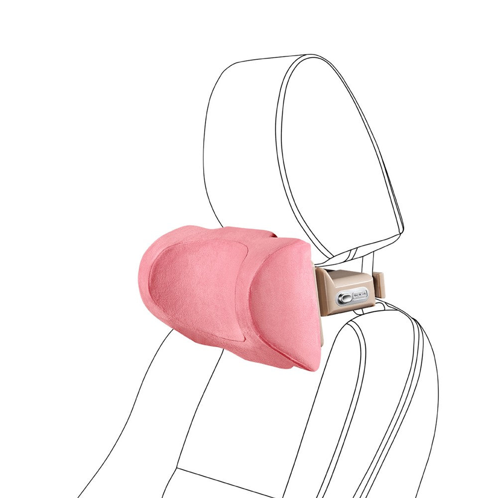 Position Adjustable Car Seat Neck Support Pillow Memory Foam Headrest Cushion
