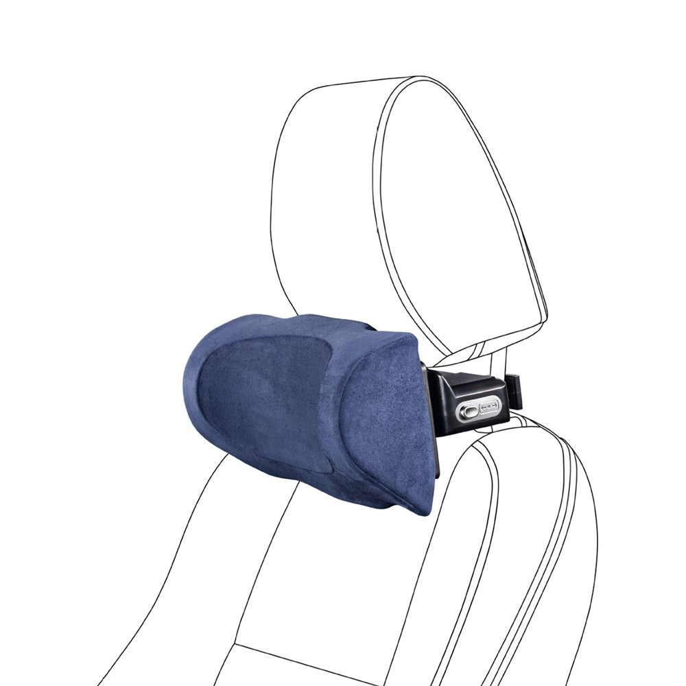 Position Adjustable Car Seat Neck Support Pillow Memory Foam Headrest Cushion