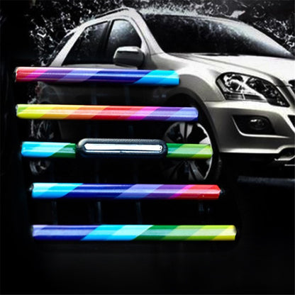 10Pcs Car Air Outlet Decorative Strips Vehicle Trim Air Vent Flexible PVC Decor Strips