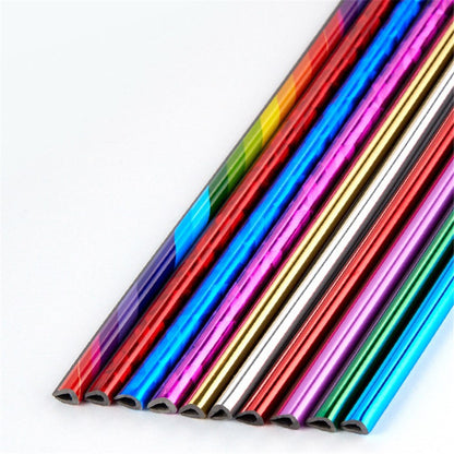 10Pcs Car Air Outlet Decorative Strips Vehicle Trim Air Vent Flexible PVC Decor Strips