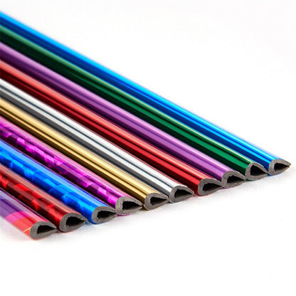 10Pcs Car Air Outlet Decorative Strips Vehicle Trim Air Vent Flexible PVC Decor Strips