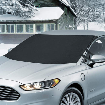 190x107cm 600D Oxford Cloth Thicken Car Front Windshield Waterproof Cover Windscreen Ice Snow Cover
