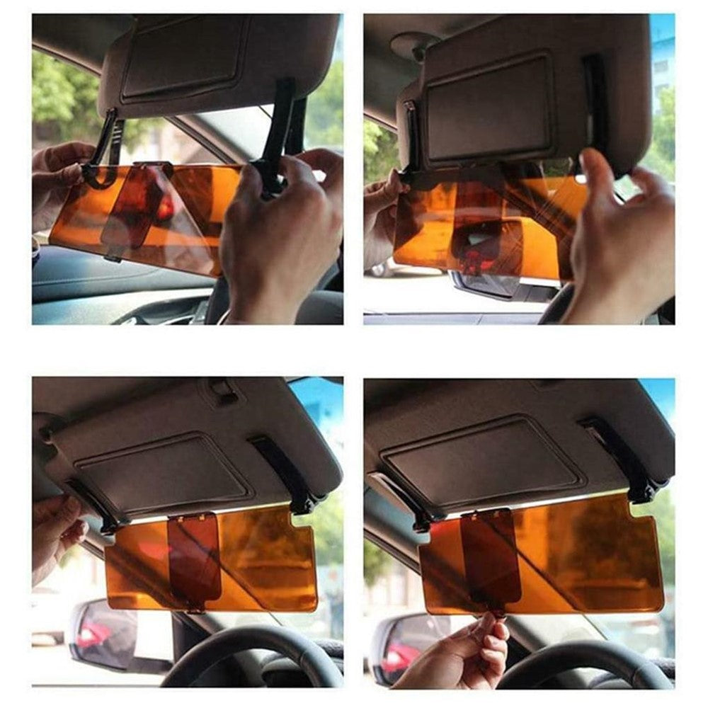 727 Car Sun Visor Anti-Glare Extension Clip-on Driving Vehicle Shield Windshield Sunshade