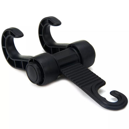 Car Seat Back Hook Multi-functional Auto Car Seat Headrest Hanger Holder, Double Hanging Hook