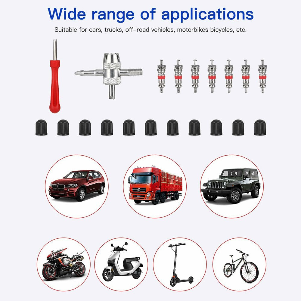 22Pcs / Set Tire Lever Tool Car Motorcycle Bike Wheel Rim Removal Repair Kit