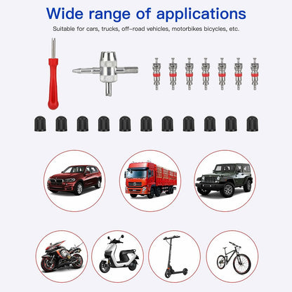 22Pcs / Set Tire Lever Tool Car Motorcycle Bike Wheel Rim Removal Repair Kit