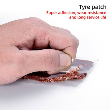 8Pcs / Set Car Tyre Puncture Repair Kit Tire Pressure Gauge Pliers Tool with Storage Case