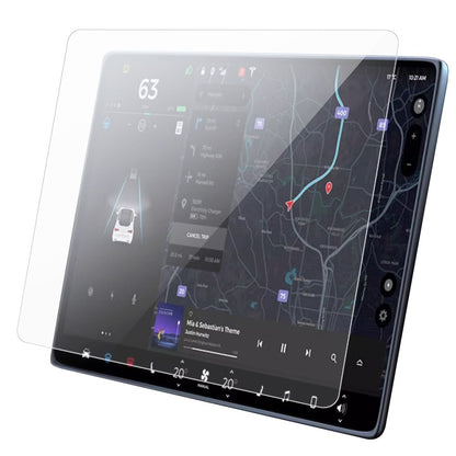 For Tesla Model Y (2021-2024) / Model 3 (2017-2022) 15.6 inch (35 x22.7cm) HD Clear Car Display Navigation Screen Protector Tempered Glass Film
