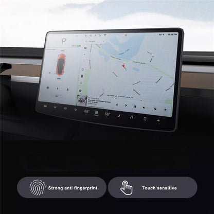 For Tesla Model Y (2021-2024) / Model 3 (2017-2022) 15.6 inch (35 x22.7cm) HD Clear Car Display Navigation Screen Protector Tempered Glass Film