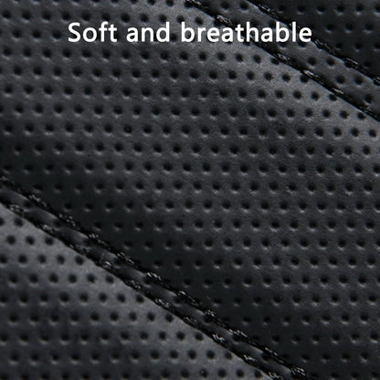 FSX001 Leather+Memory Foam Car Armrest Box Heighten Pad Car Armrest Box Cover Tissue Box