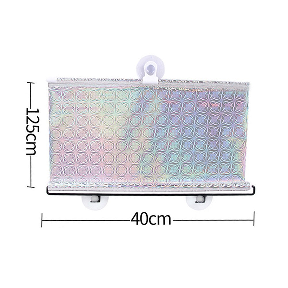 40*125cm Car Automatic Heat Insulation Retractable Windshield Window Sunshade Cover Shield Curtain