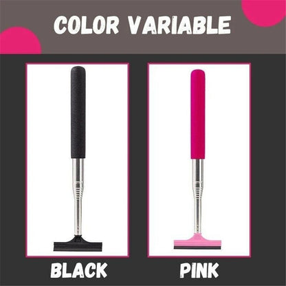 Portable Retractable Car Rearview Mirror Wiper Quick Water Mist Removal Vehicle Rearview Mirror Glass Cleaning Tool