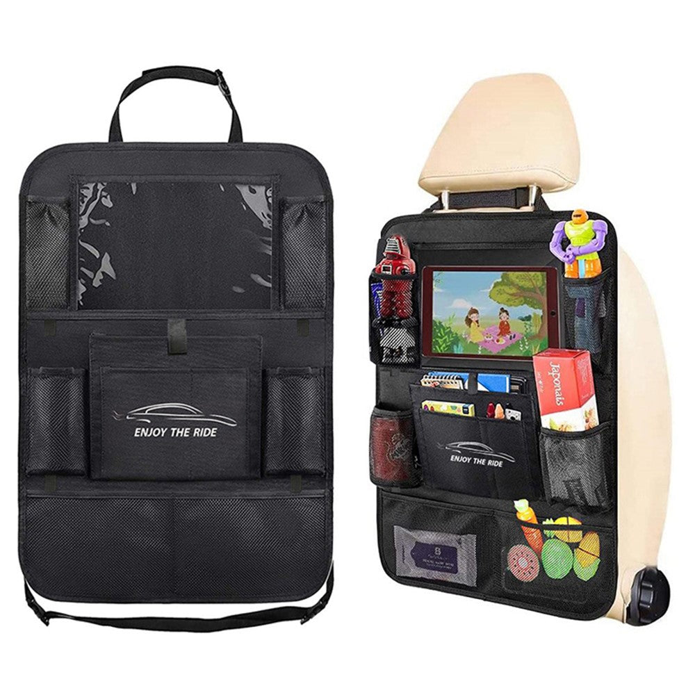 JINGDINGTAI TG-JJ004 Car Back Seat Hanging Storage Bag Oxford Cloth Phone Tablet Sundries Organizer