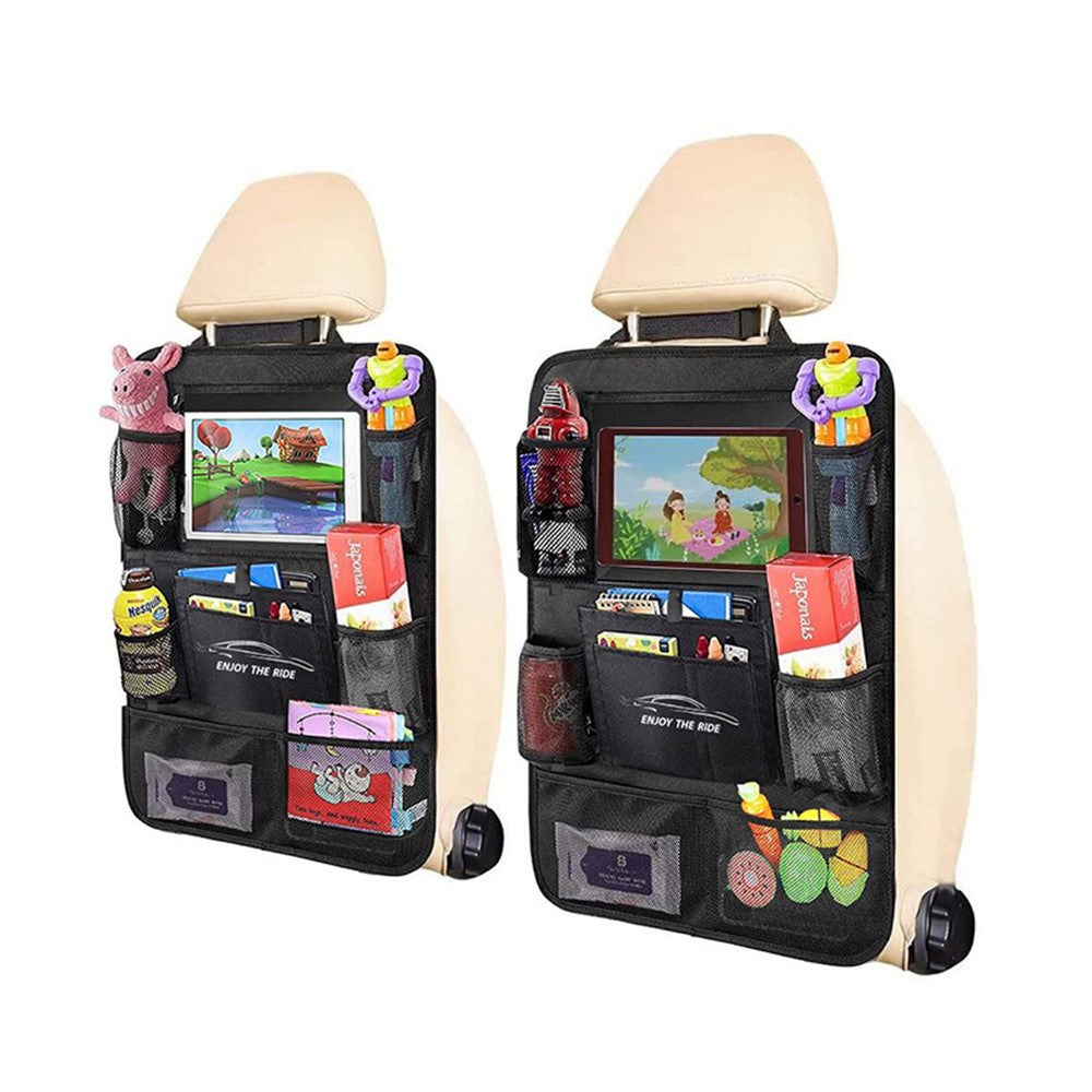 JINGDINGTAI TG-JJ004 Car Back Seat Hanging Storage Bag Oxford Cloth Phone Tablet Sundries Organizer