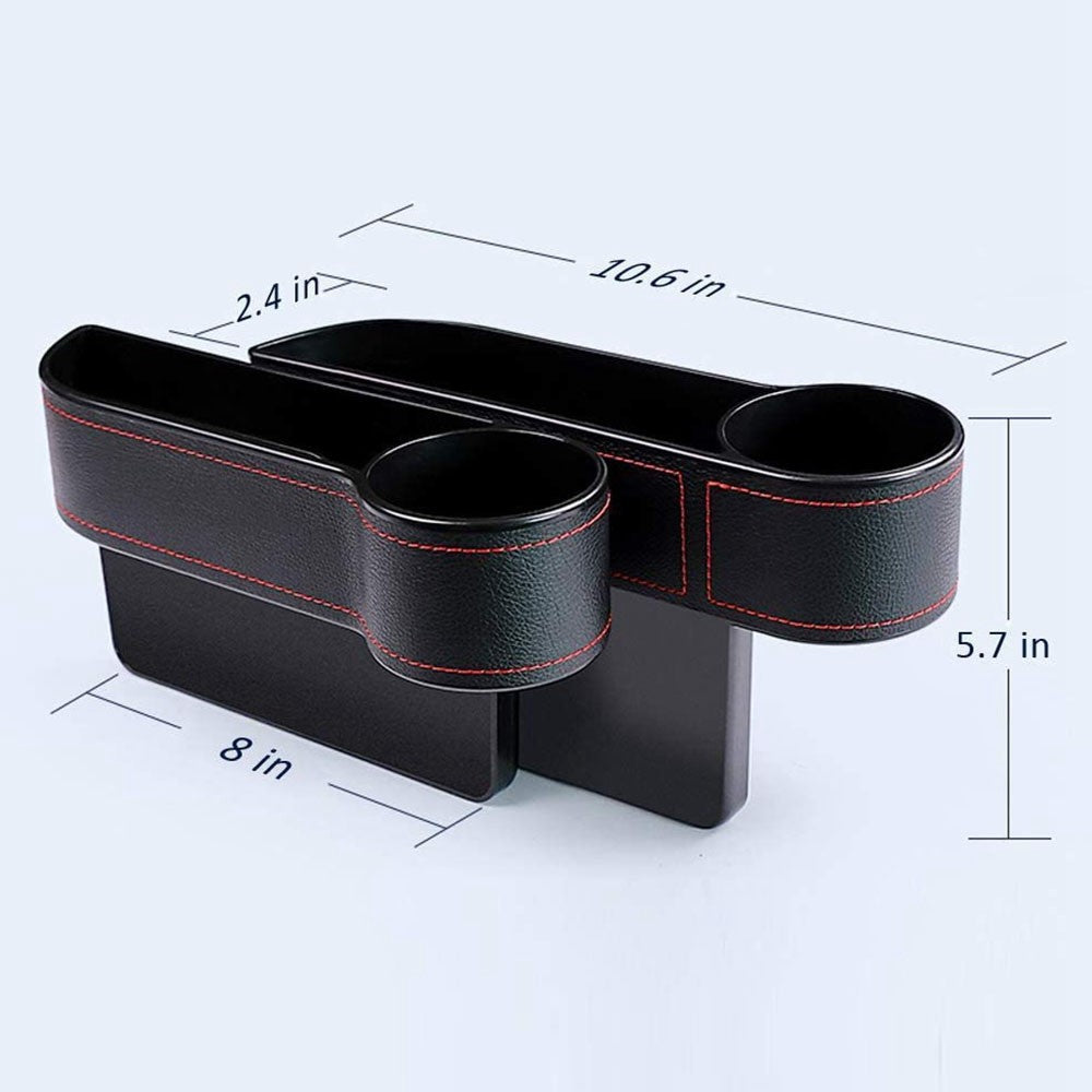 AC-ON-041 Car Seat Seam Storage Box Multifunctional Seat Gap Organizer Phone Beverage Cup Holder