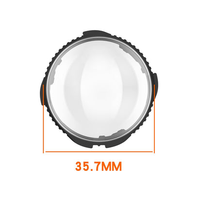 For Insta360 X5 2Pcs Lens Protector Optical Tempered Glass Camera Lens Cover