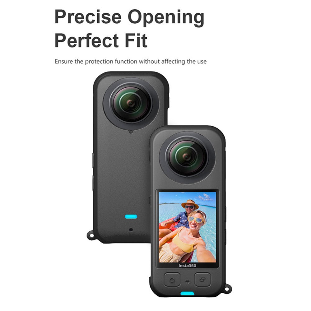 For Insta360 X3 Protective Cover, Panoramic Camera Scratch Resistant Soft Silicone Case
