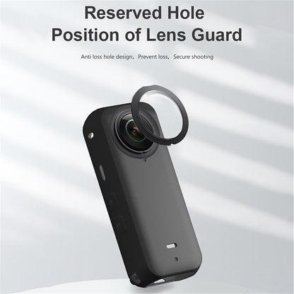 For Insta360 X3 Protective Cover, Panoramic Camera Scratch Resistant Soft Silicone Case