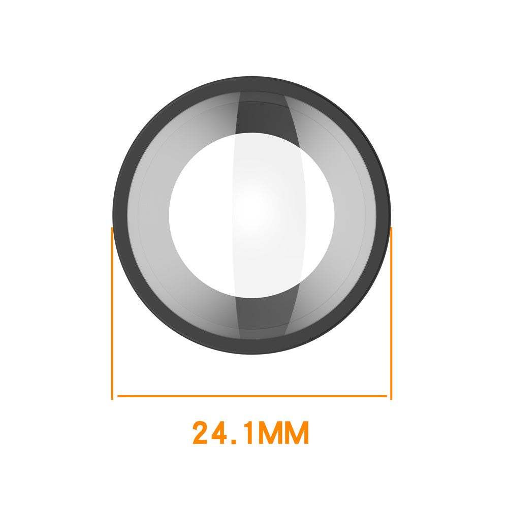 For Insta360 Go Ultra Lens Protector Curved Optical Tempered Glass Camera Cover Shield with Cleaning Cloth