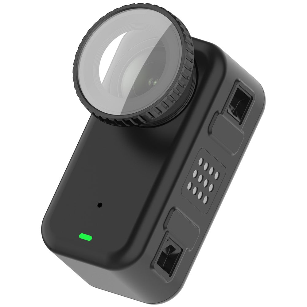 For DJI Osmo Nano Lens Protector Curved Optical Tempered Glass Camera Protective Cap with Cleaning Cloth