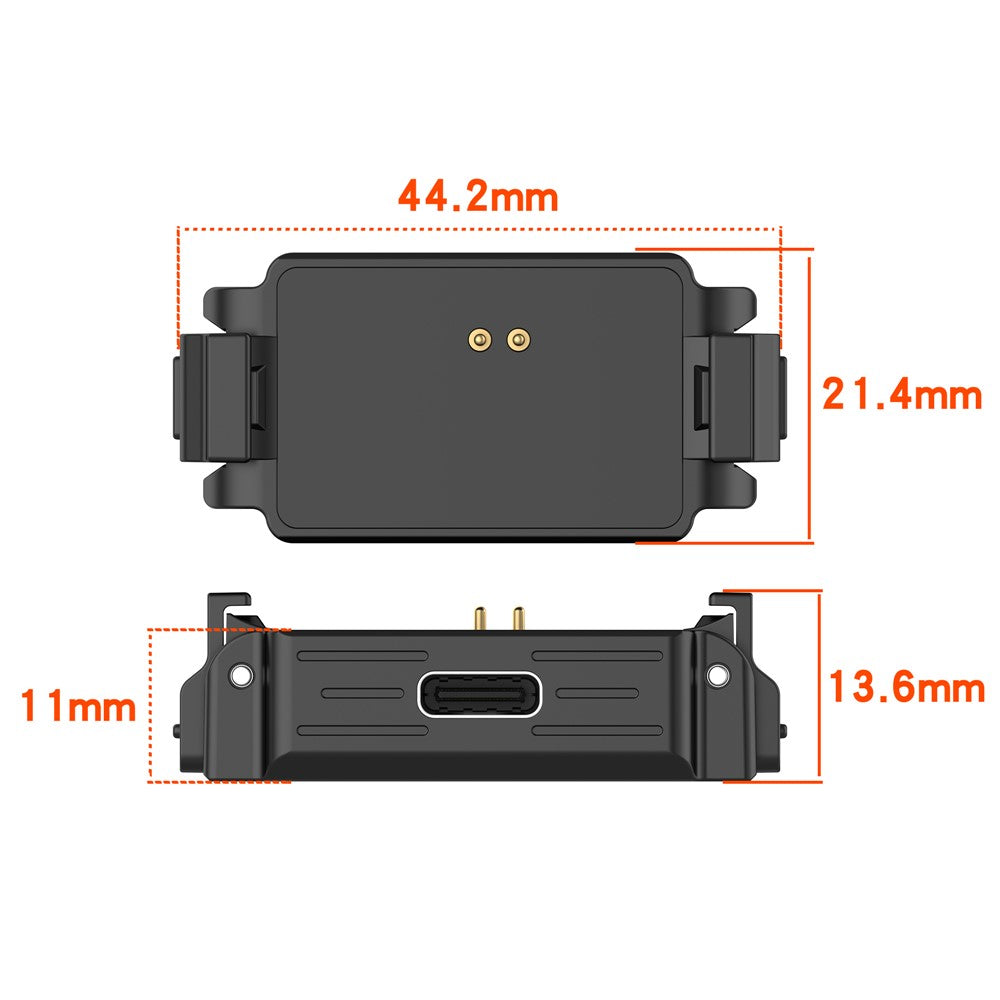 For DJI Osmo Nano / Action 6 Quick Release Mount Magnetic Adapter Charging Base with 1 / 4" Thread Screw