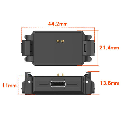 For DJI Osmo Nano / Action 6 Quick Release Mount Magnetic Adapter Charging Base with 1 / 4" Thread Screw